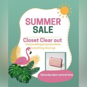 Summer Sale Live 6pm Saturday CT